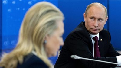 بوتين يكشف سر صادم عن هيلاري كلينتون