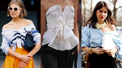 3 طرق جديدة وجريئة لارتداء القميص (صور)