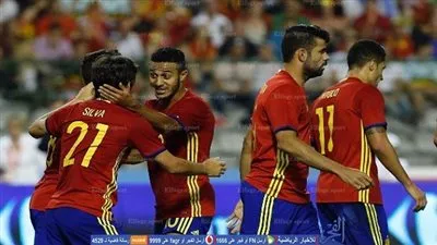 التشكيلة الرسمية لإسبانيا أمام ليشتنشتاين