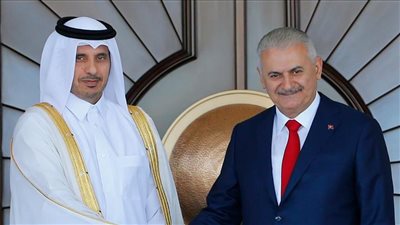 يلدريم يلتقي نظيره القطري في أنقرة