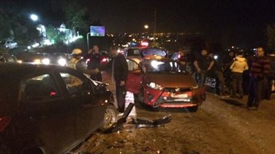 مصرع 3 أشخاص وإصابة 7 آخرين في حادث تصادم على الطريق الدائري