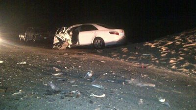 مصرع طفلة وإصابة والدها في حادث تصادم بـ