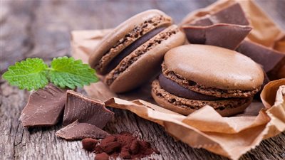 طريقة تحضير ماكرون الشيكولاتة بالنوتيلا