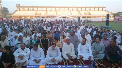 آلاف المواطنين يؤدون صلاة عيد الأضحى في الوادي الجديد (صور)