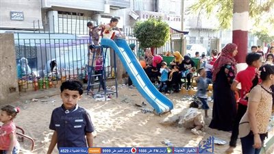 إقبال كبير على حدائق الدقهلية في أول أيام عيد الأضحى (صور)