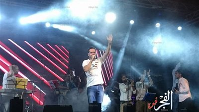 بدء حفل رامي جمال بالمنصورة علي انغام 