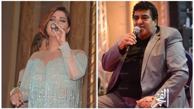 شمس وعدويه يشعلان حفل العيد بسميراميس ..(صور)