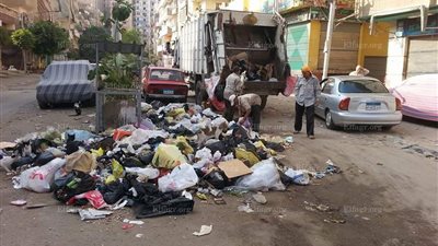 رفع 25 طن قمامة رابع أيام عيد الاضحى من شوارع المنصورة (صور)