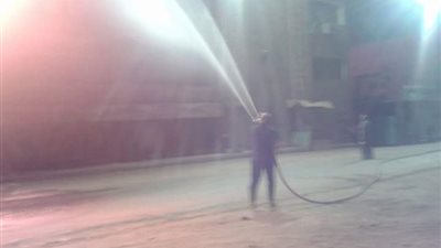 مسؤولو القليوبية يستغيثون بالجيش للسيطرة على حريق مصنع البلاستيك (صور)