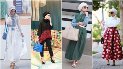 إطلالة من موديلات ملابس المحجبات لأناقتك