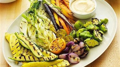 طريقة عمل الخضروات المشوية بالفرن للدايت