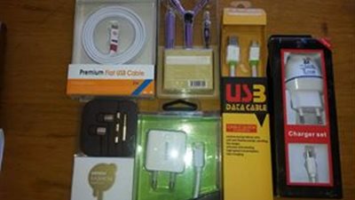 ضبط  ٢٢٢ قطعة اكسسوار هواتف محمولة مجهولة المصدر ببورسعيد