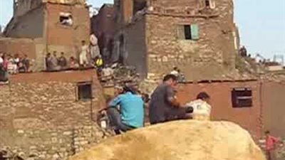 عاجل.. سقوط صخرة بمساكن سوزان مبارك بالدويقة 