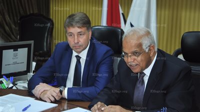 وزير النقل يبحث أوجه التعاون المشترك مع نظيره اللاتفي