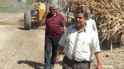 إعادة تأهيل مدخل سنوفر وعزبتي وحش وجنيدي بالفيوم 