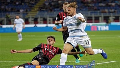 صور مباراة لاتسيو وميلان بالدوري الإيطالي 