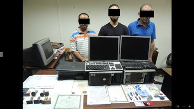 الأموال العامة تضبط تشكيل عصابي تخصص في تزوير المحررات الرسمية