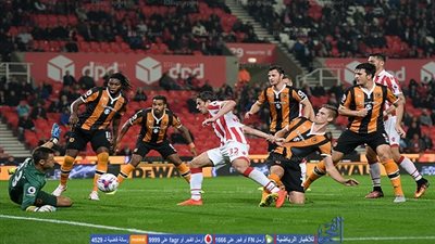 بالفيديو.. أهداف مباراة ستوك سيتي وهال وملخص لمسات رمضان صبحي