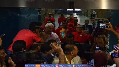 بالفيديو.. استقبال أسطوري لبعثة مصر المشاركة في البارالمبية بمطار القاهرة