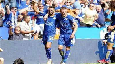 رانييري ينقلب ويستبدل رياض محرز وفاردي أمام مانشستر يونايتد