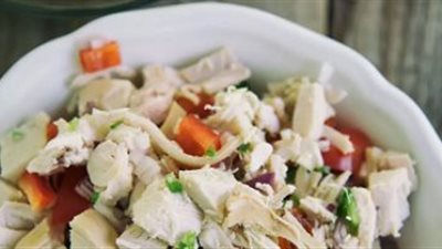 طريقة عمل سلطة الدجاج المكسيكية فى ربع ساعة فقط