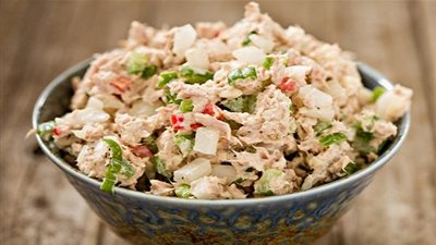 طريقة تحضير سلطة التونة