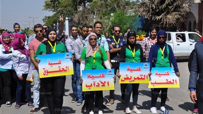 جامعة حلوان تستقبل الطلاب الجدد بـ