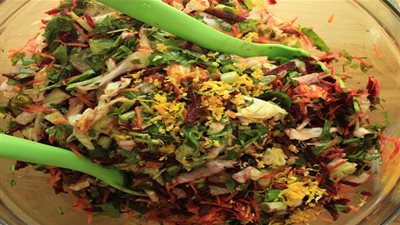 طريقة تحضير سلطة البنجر بالخضروات