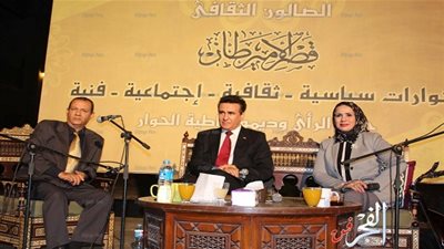 نجوم الفن والمجتمع والسياسية يحتفلون بصالون نجيب محفوظ في ذكرى رحيله (صور) 