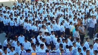 تعليم بورسعيد: نسبة حضور الطلاب بالمدارس 95% (صور)