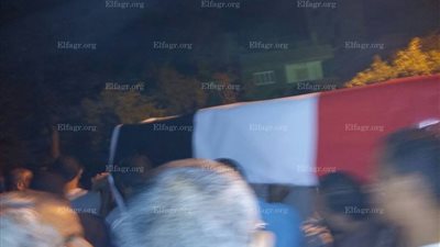 تشييع جثمان الشهيد هاني زهرة بمسقط رأسه بالخانكة (صور)