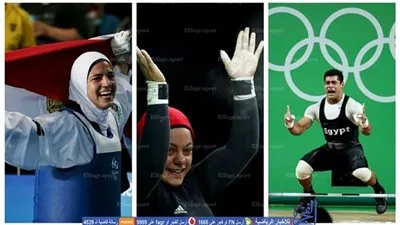 تكريم أبطال الأولمبياد في المؤتمر الدولي السابع لتربية رياضية حلوان 