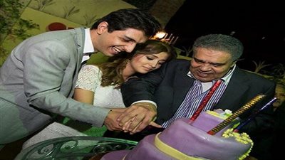 رشا سامي العدل تهنئ نجلها بحفل زفافه
