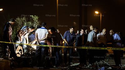 18 صورة ترصد آثار حادث محاولة اغتيال النائب العام المساعد في التجمع الأول