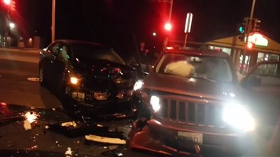 إصابة 6 أشخاص في حادثين بالإسماعيلية 