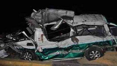 إصابة ١٢ شخص في حادث سير بالاقصر