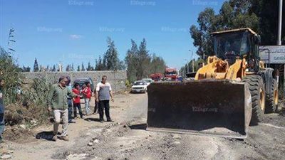 إزالة 56 حالة تعدً على الأراضى الزراعية وأملاك الدولة فى كفر الشيخ (صور)