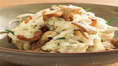 طريقة تحضير بطاطس بيورية مع المشروم