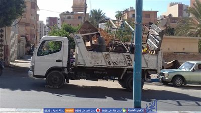 تحرير 51 مخالفة تعدي على الطريق فى مطروح (صور)