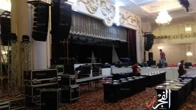 خاص.. التجهيزات الأخيرة لحفل عمرو دياب ولطيفة بـ