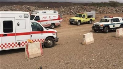 إعادة النبض والتنفس لفتاة تعرضت لحادث سيارة بالباحة