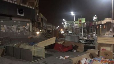 أمانة حائل تزيل 125 مبسطًا عشوائيًا في سوق برزان