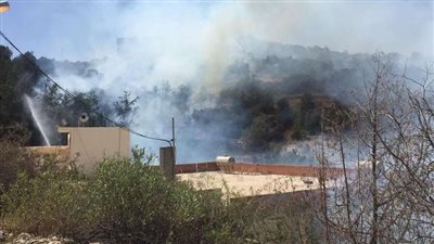 مواطن يتسبب في حريق على مساحة ١٨٠ ألف متر2 بالباحة