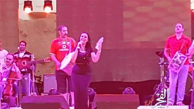 بروفات مروة ناجي استعدادا لحفل 