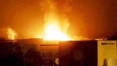 التحالف العربى يقصف مقر الكلية الحربية وقاعدة الديلمى الجوية بصنعاء