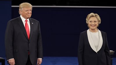 سي إن إن: فوز كلينتون في المناظرة الثانية بنسبة 57% 