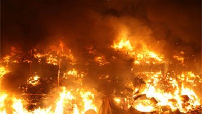 عاجل.. احتراق 40 منزلا بقرية العتمانية فى أسيوط