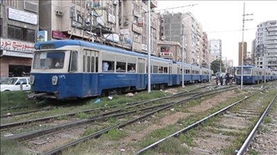 انقطاع التيار الكهربائي بتسبب في توقف حركة الترام بالإسكندرية 