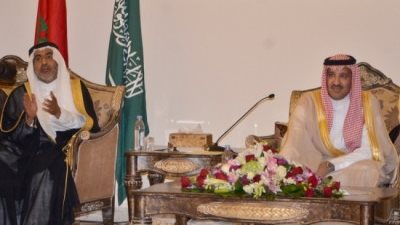 أمير المدينة يضع حجر الأساس لمصفاة الدرة للسكر