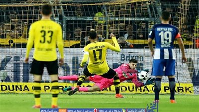 بالفيديو - دورتموند يتعثر أمام هيرتا برلين في موقعة البطاقات الملونة